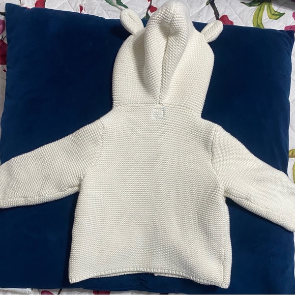 Beige cozy jacket with hoodie baby Gap - Picture 2 of 4